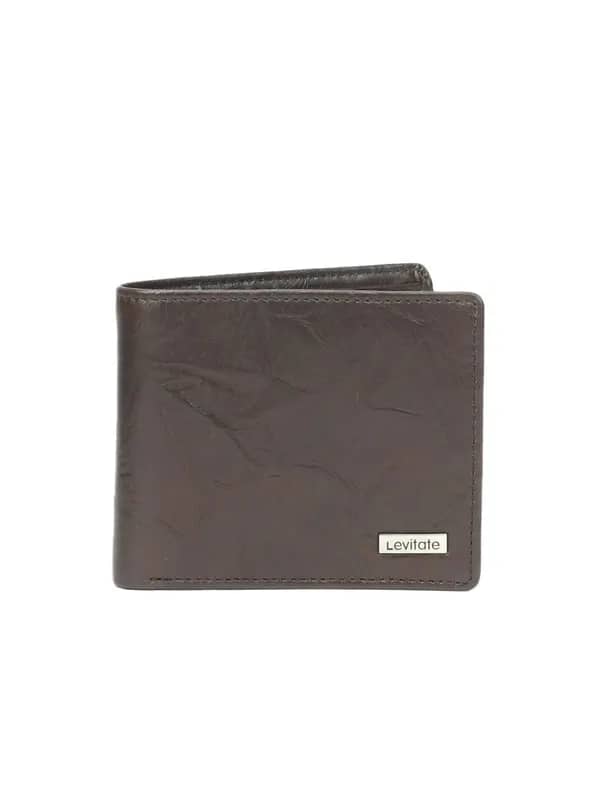 Levitate Men Brown Wallet
