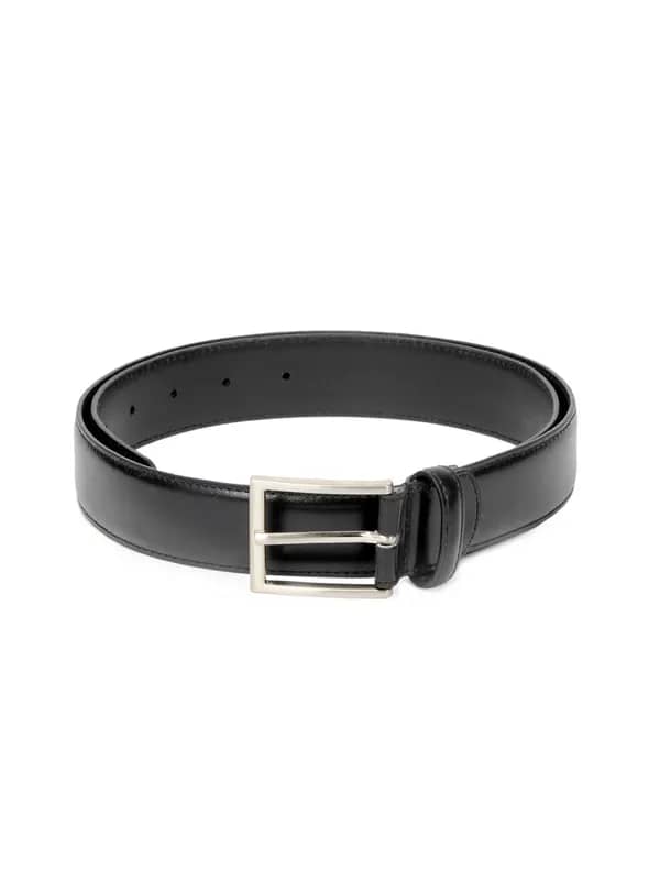 Levitate Men Black Leather Belt