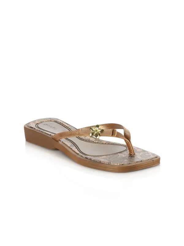 Grendha Women Flori Brown Flats