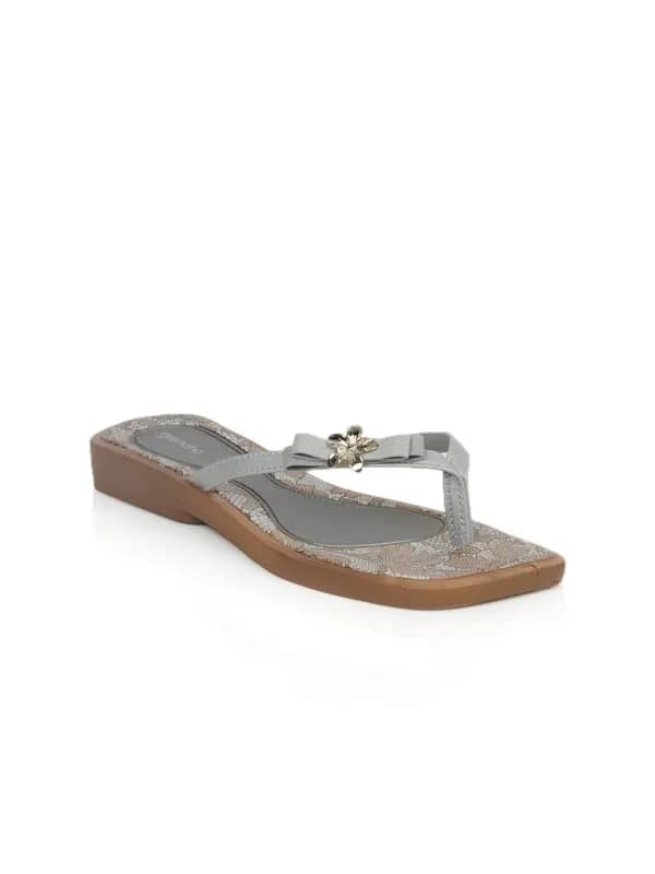 Grendha Women Flori Grey Sandals