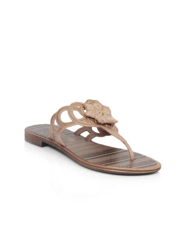 Grendha Women Jola Cigana Gold Flats