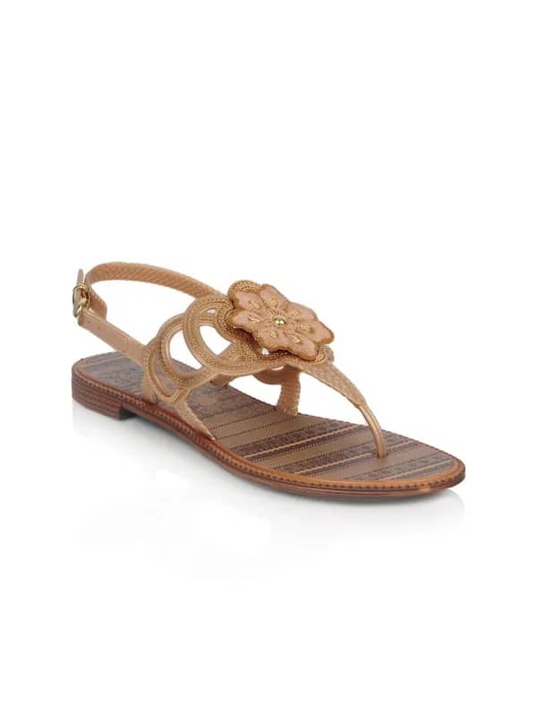 Grendha Women Jola Cigana Gold Flats