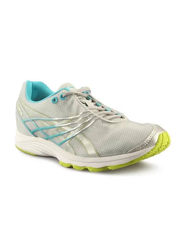 Asics Women Gel Cushioning Running Silver Blue Shoe