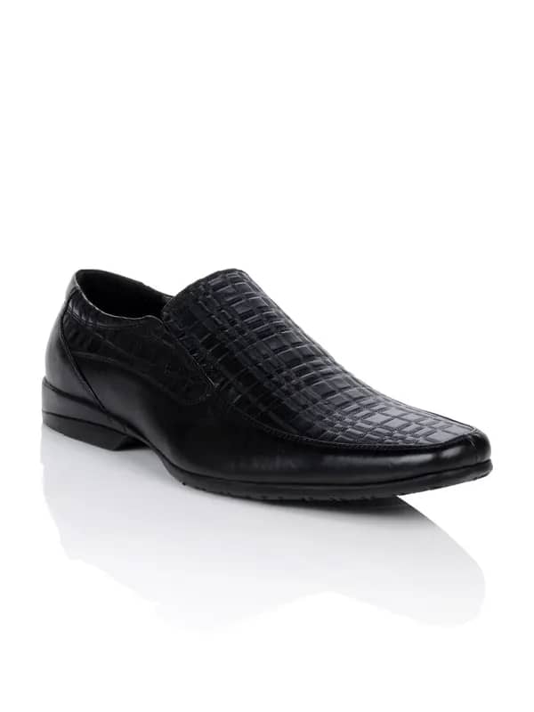 Homme Men Black Formal Shoes