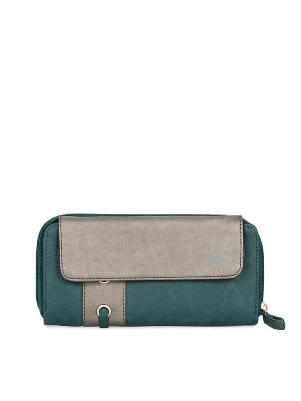 Baggit Women Bleed Taj Teal Wallet