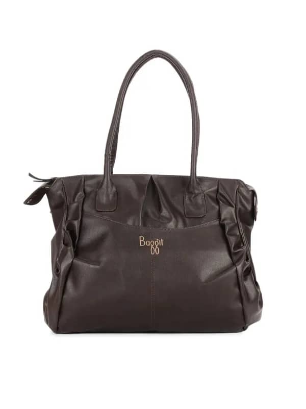 Baggit Women Faltu Taj Brown Handbag