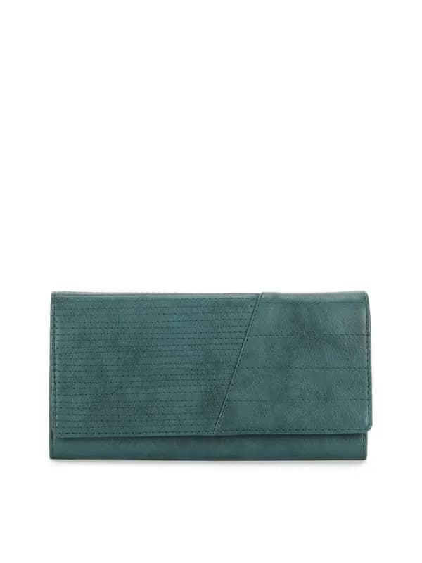 Baggit Women Border Cocoa Teal Wallet