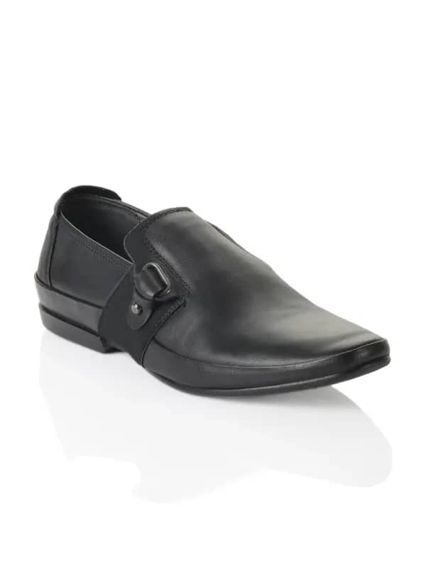 Cobblerz Men Black Semiformal Shoes