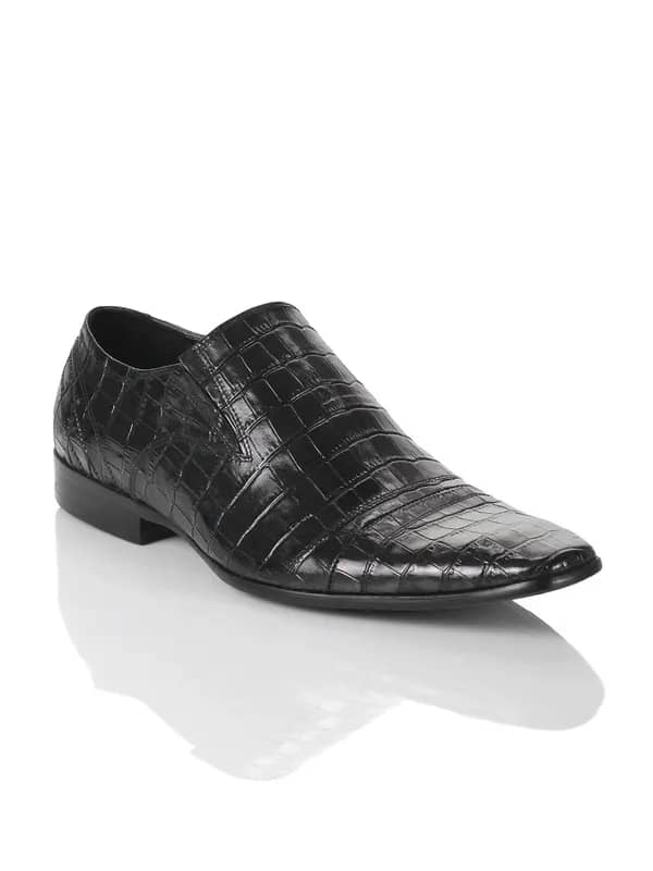 Cobblerz Men Black Formal Shoes