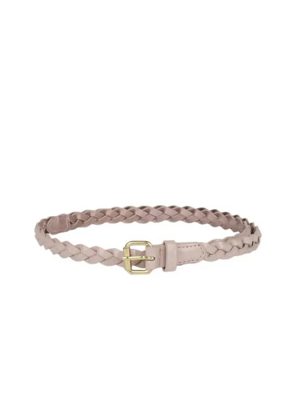 Pieces Women Mauve Braided Belt