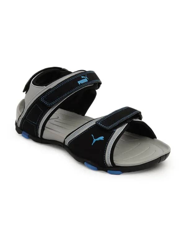 Puma Men Black Helium Sports Sandals