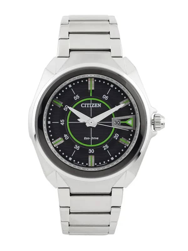 Citizen Men Black Dial Eco-Drive Watch