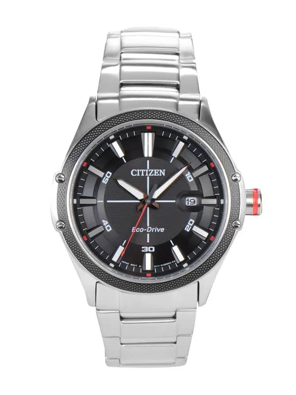 Citizen Men Black Dial Eco-Drive Watch