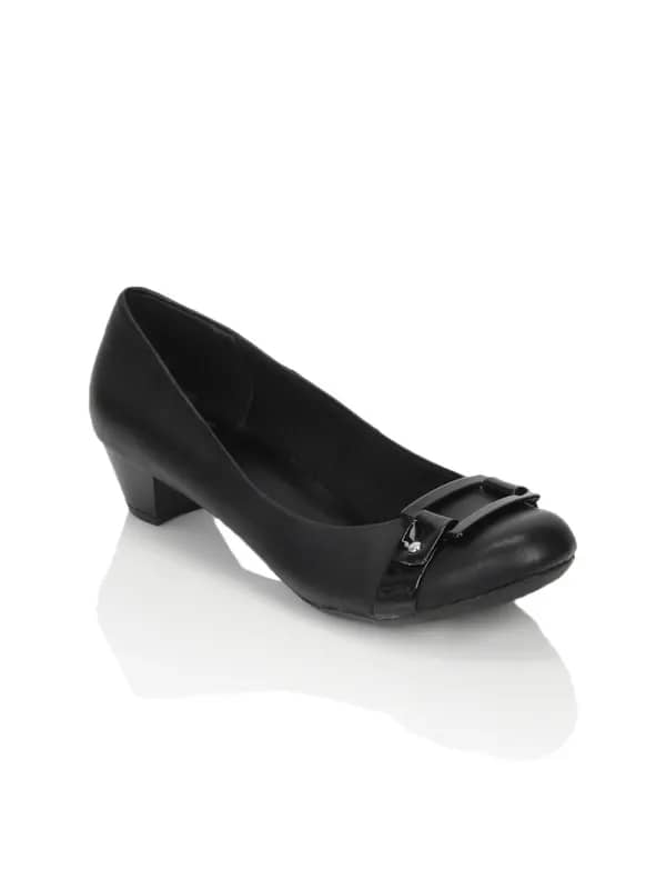 Clarks Women Birds Feather Leather Black Shoes