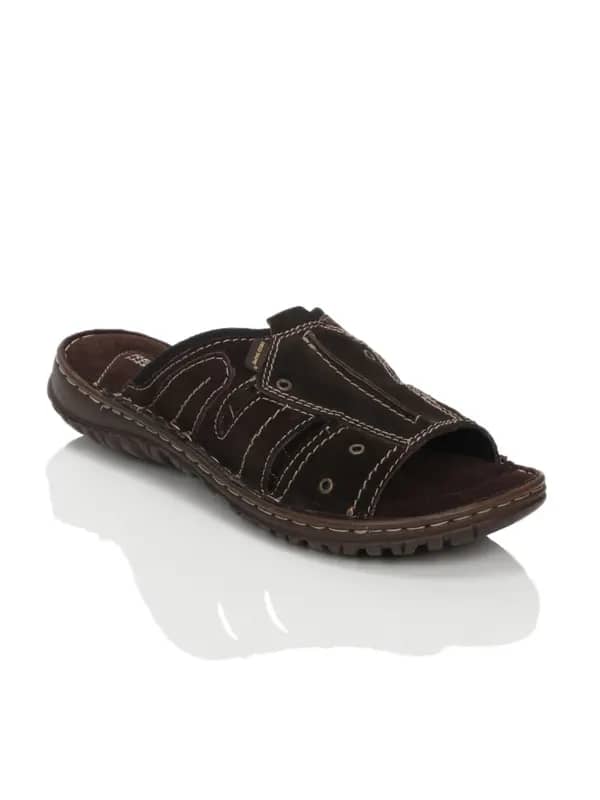 Red Tape Men Brown Sandals