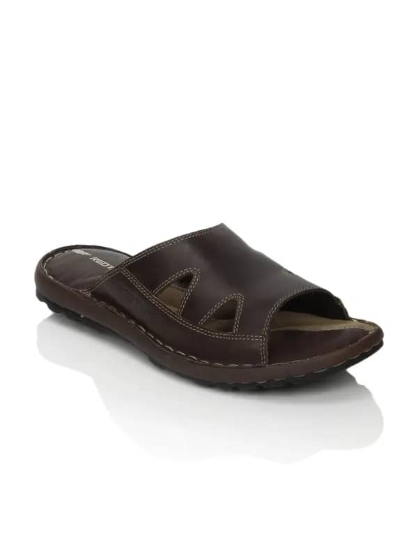 Red Tape Men Brown Sandals