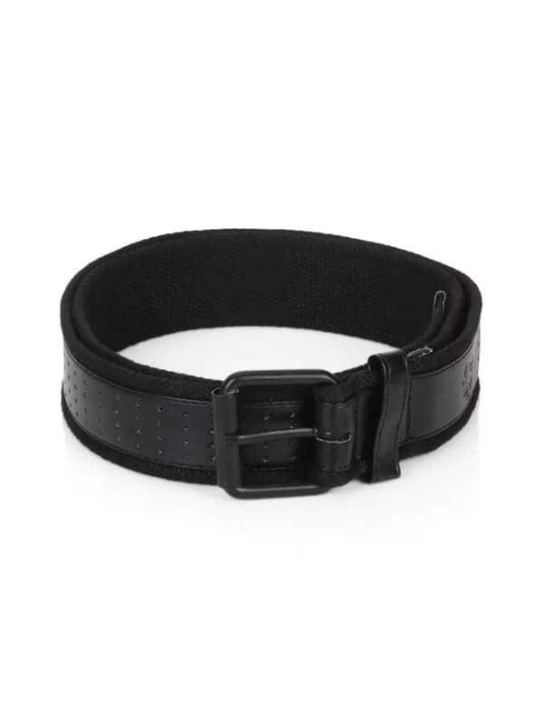 Flying Machine Men Woven Black Belt