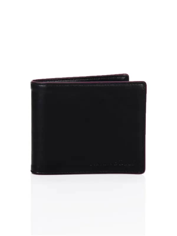 Allen Solly Men Leather Black Wallet
