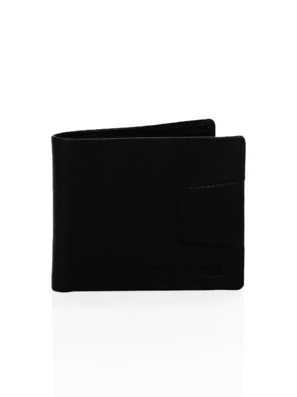 Allen Solly Men Leather Black Wallet