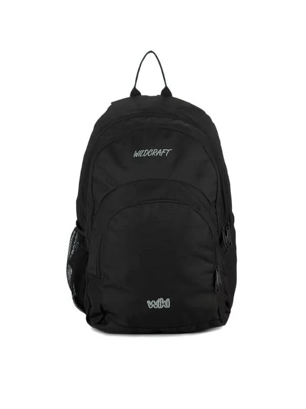 Wildcraft Unisex Black Backpack