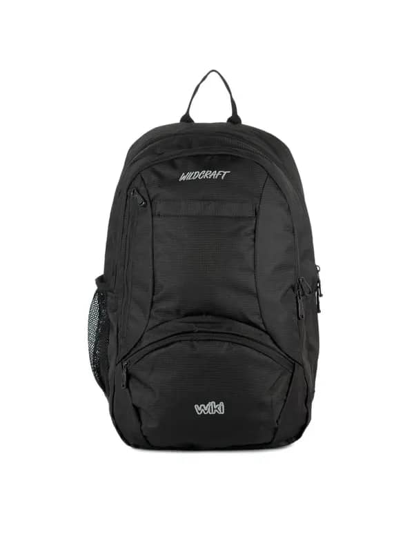 Wildcraft Unisex Black Backpack