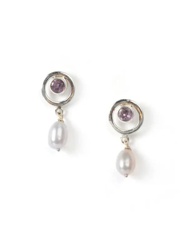 Fabindia Women Anusuya Silver Earrings