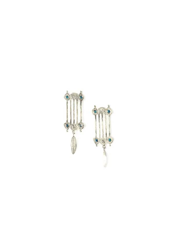 Fabindia Women Anusuya Silver Earrings