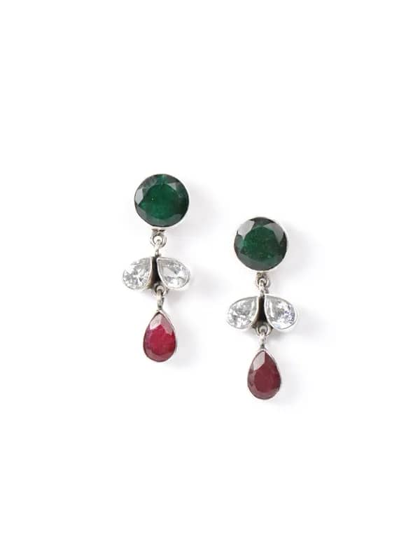 Fabindia Women Anusuya Silver Earrings