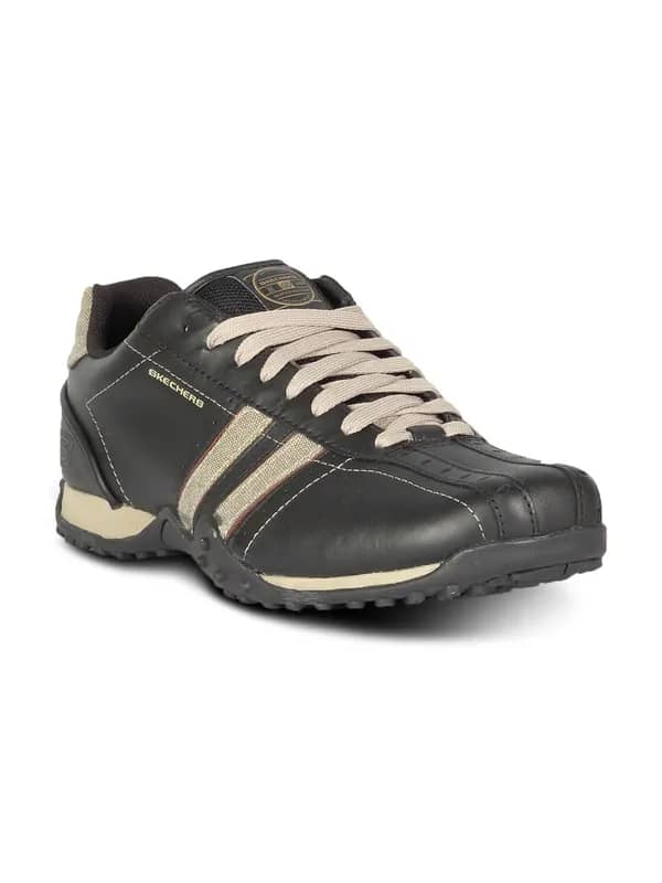 Skechers Men's Black Taupe Lifestyle Casual Shoe