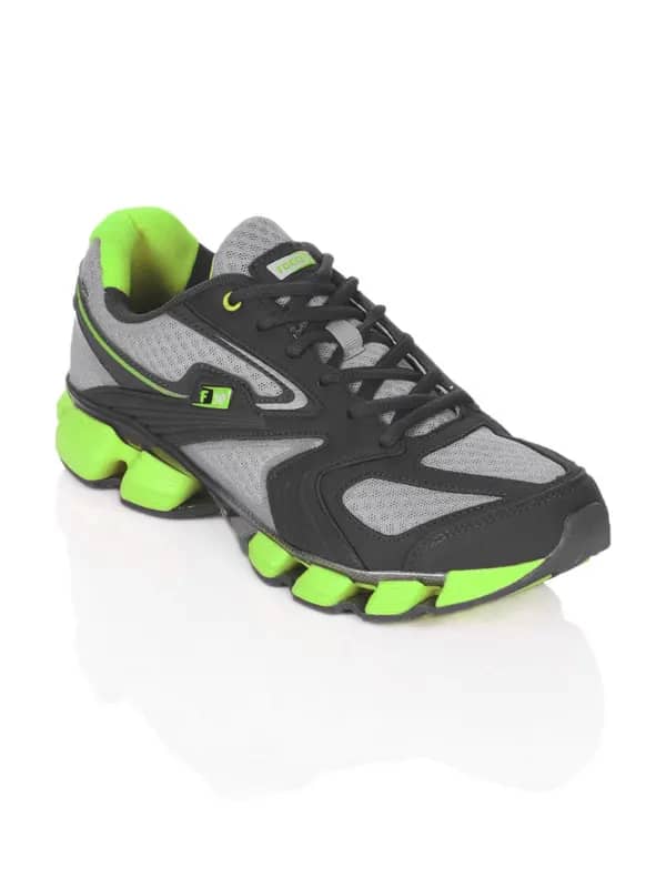 Force 10 Men Black & Grey Sports Shoes