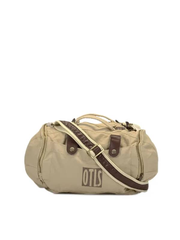 OTLS Unisex Beige Duffle Bag