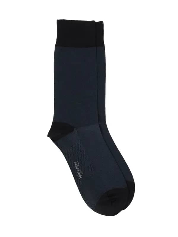 Reid & Taylor Men Navy Blue Socks