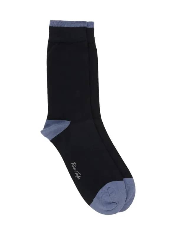 Reid & Taylor Men Navy Blue Socks
