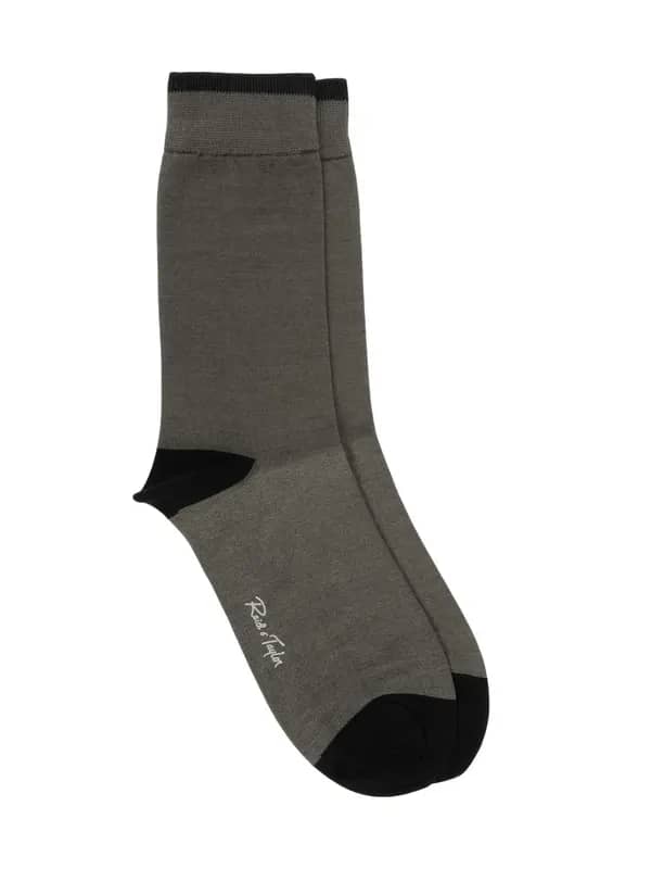Reid & Taylor Men Grey Socks