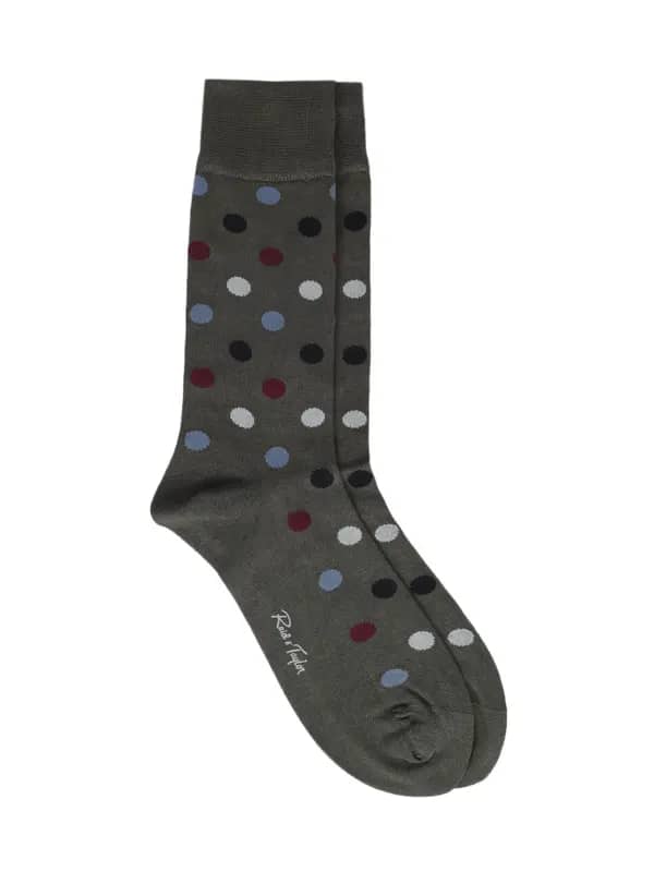 Reid & Taylor Men Grey Socks