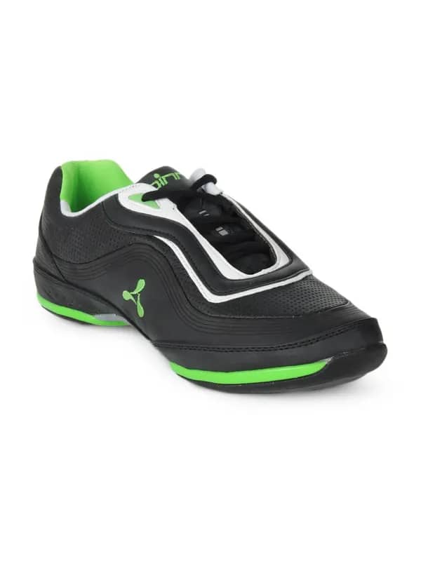 Spinn Men Dozer Black Shoes