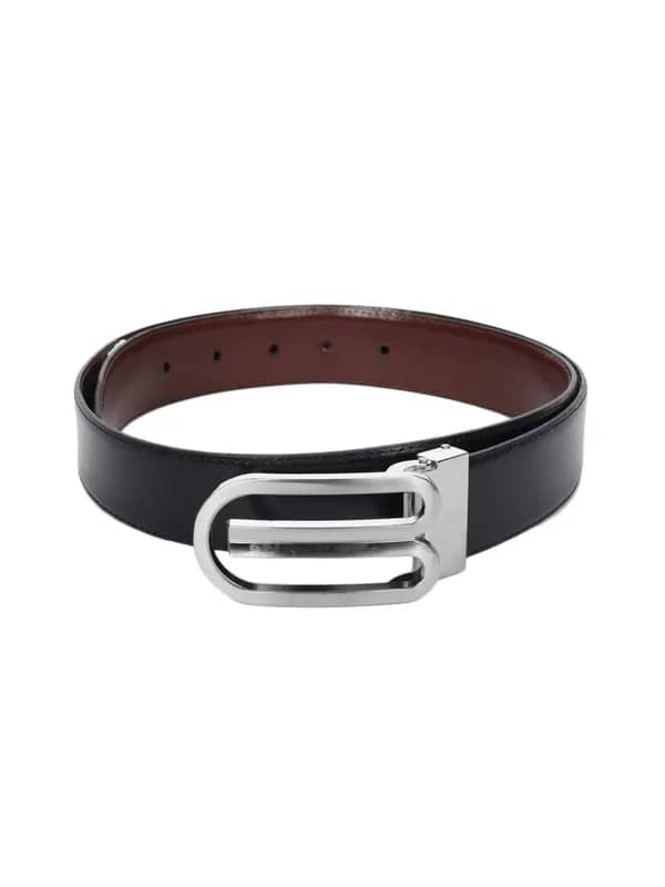 United Colors of Benetton Men Leather Black Belt