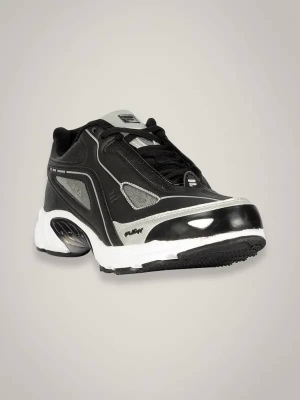 Fila Men's Intercept Black Silver Shoe