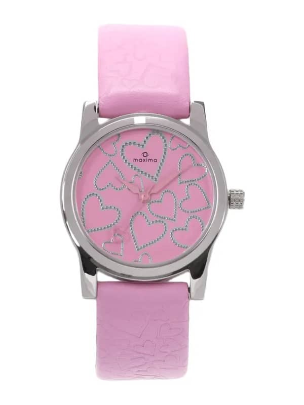 Maxima Women Pink Scuba Watch