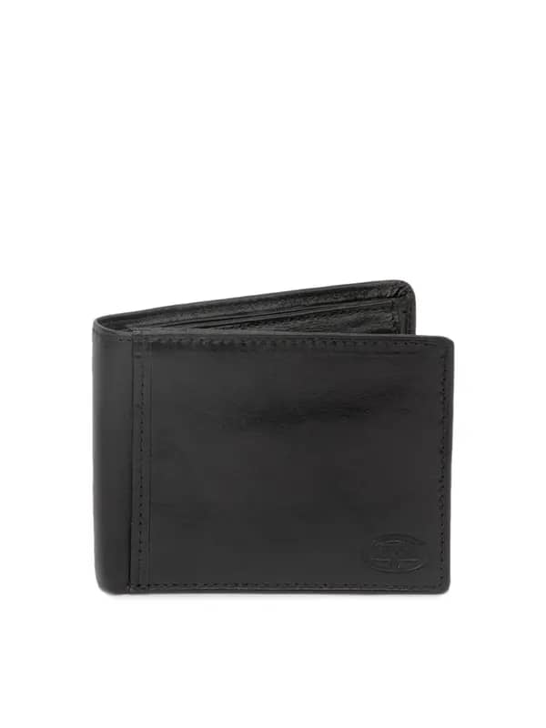 Fossil Men Black Transit Wallet