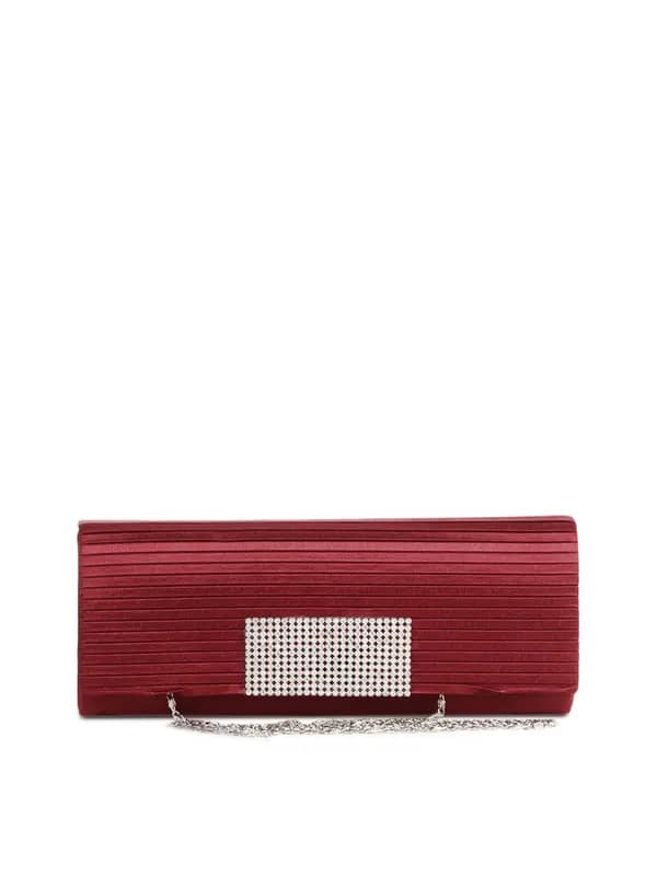Lino Perros Women Maroon Clutch