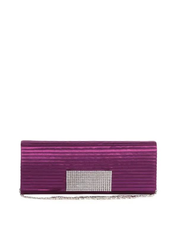 Lino Perros Women Purple Clutch