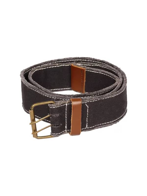 Lee Men Black Canvas Belt