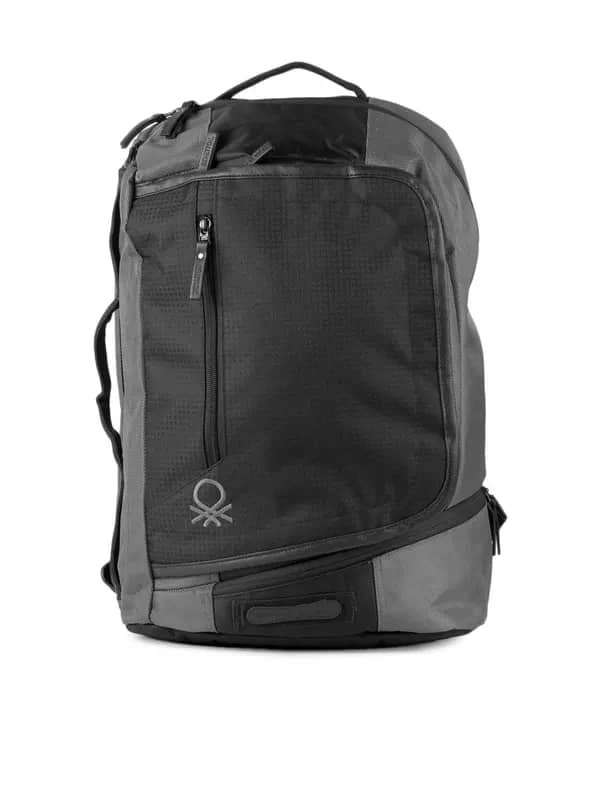 United Colors of Benetton Men Black Backpack