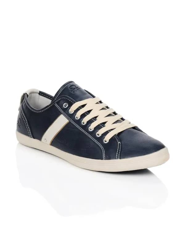 United Colors of Benetton Men Blue Shoes