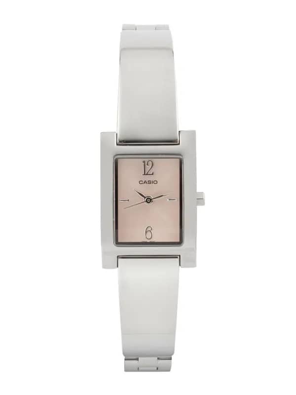 CASIO ENTICER Women Pink Dial Analogue Watch A444