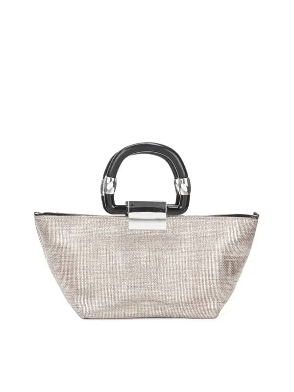 Murcia Women Jute Silver Handbag