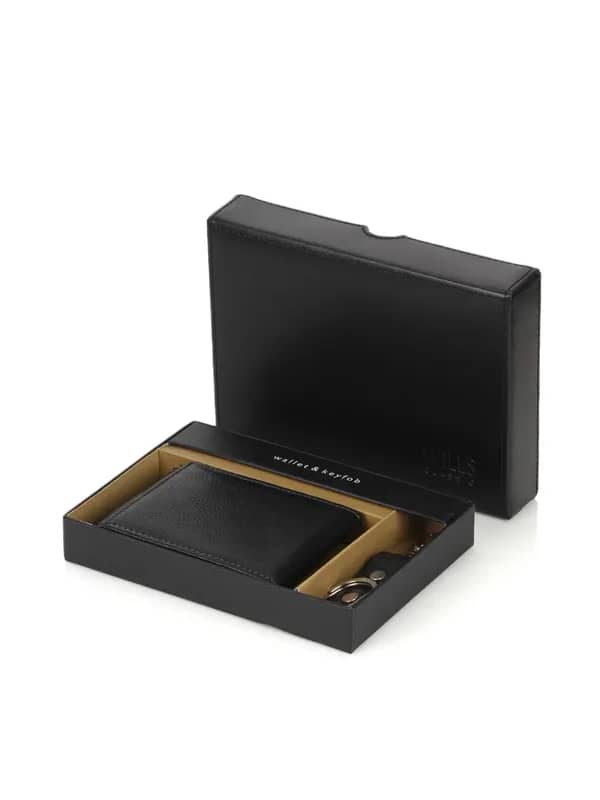 Wills Lifestyle Men Leather Accessory Gift Set