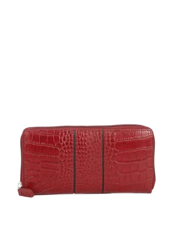 Wills Lifestyle Women Maroon Wallet