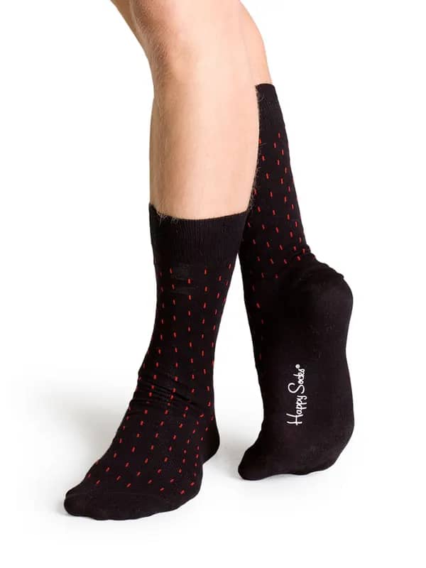Happy Socks Unisex Black Socks